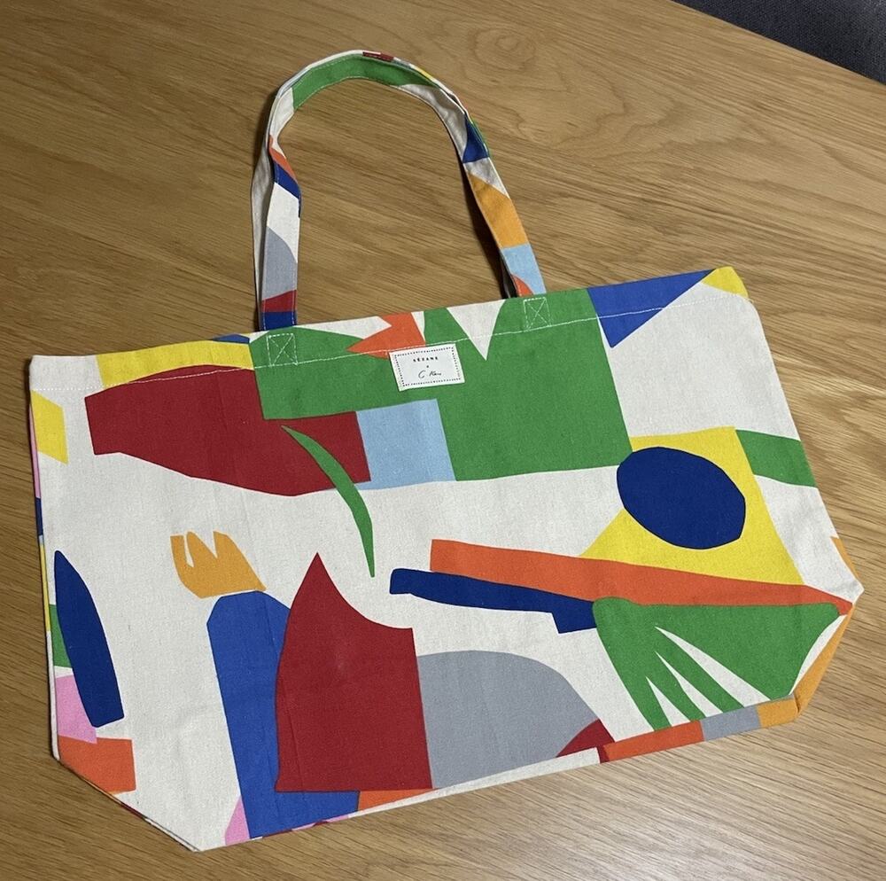 Sézane x G Kero Canvas Tote Bag Limited Edition Artsy Shopper France Sezane